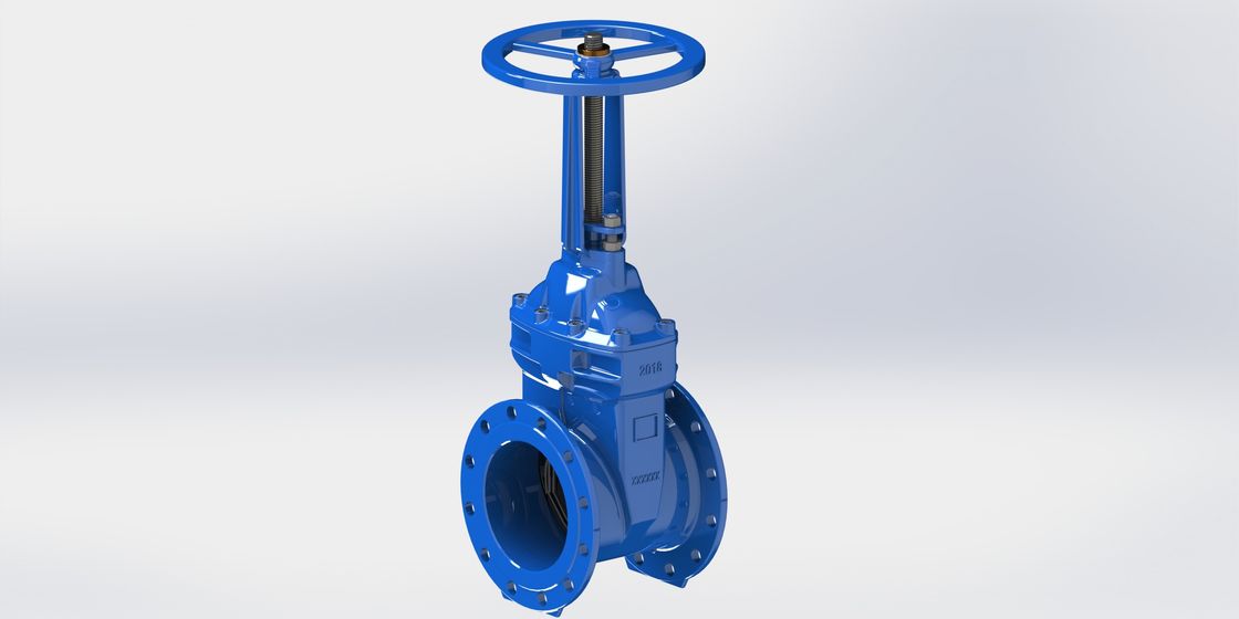 BS Design Standard Water Gate Valve avec une pression nominale PN25 de 2 à 32 pouces et revêtement époxy pour les réseaux de distribution d'eau