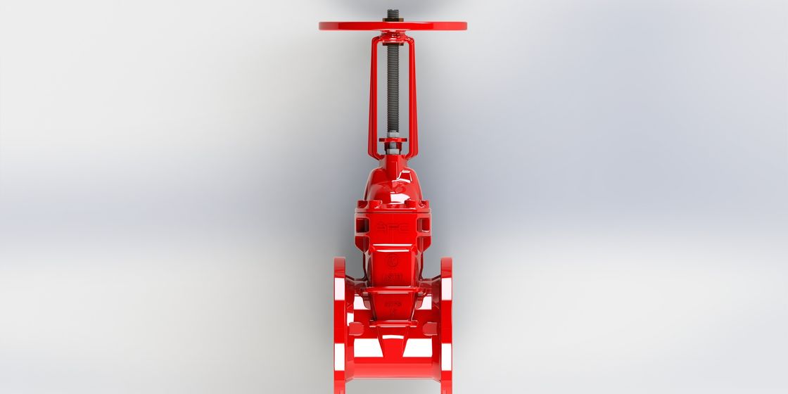 Roue à main en fer ductile UL FM Type de soupape de porte et de rainure
