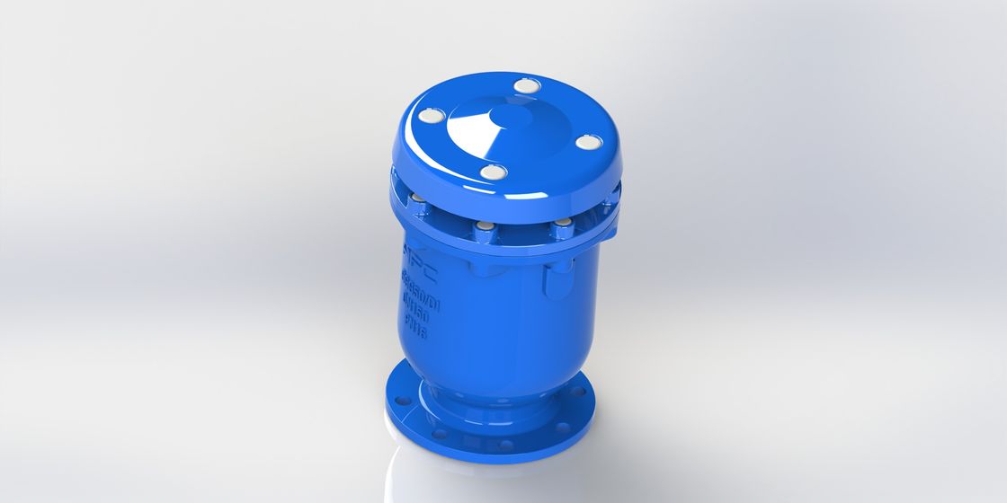 Vanne de décharge d'air combinée filetée et à bride avec flotteur en acier inoxydable et triple fonction pour applications industrielles