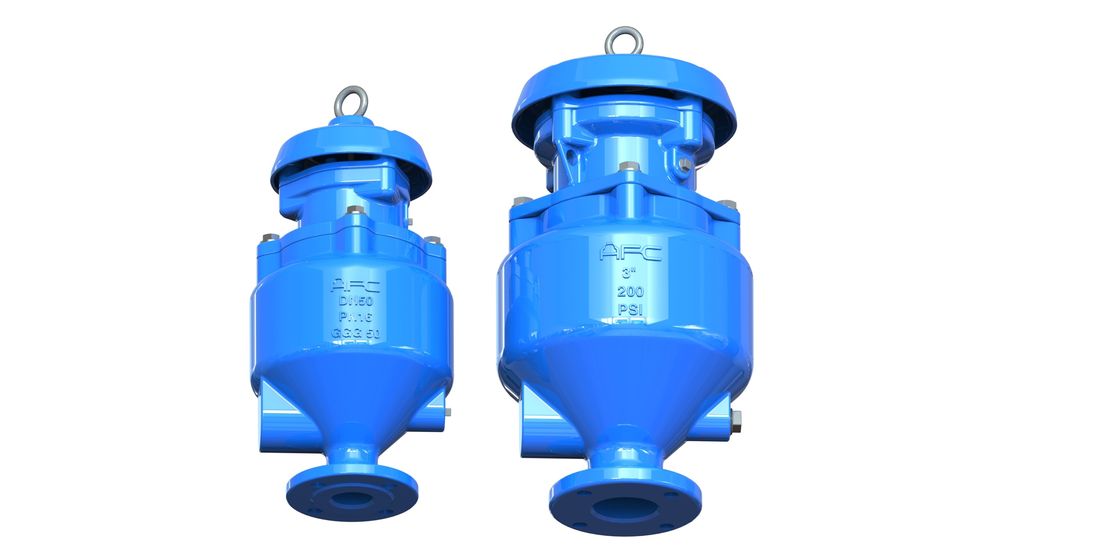 Soupape de décharge d'air d'eaux usées en fonte ductile avec résistance à haute température ≤80 ℃ et anticorrosion pour les systèmes d'eaux usées