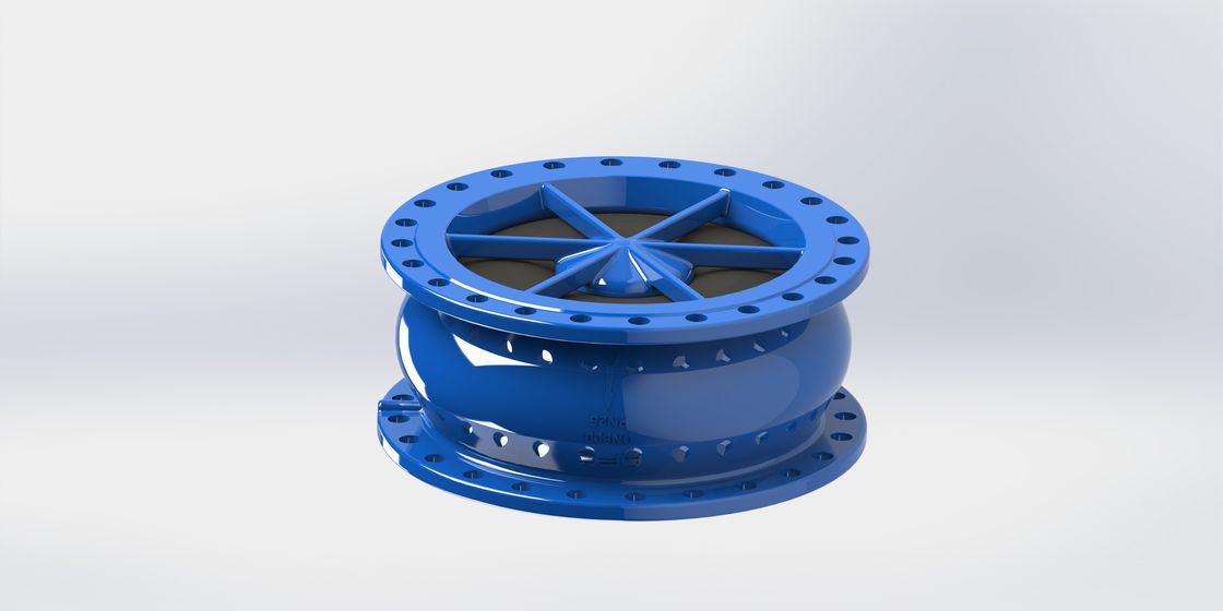 Clapet anti-retour à pression PN25 avec construction en fonte ductile et connexion d'extrémité à bride