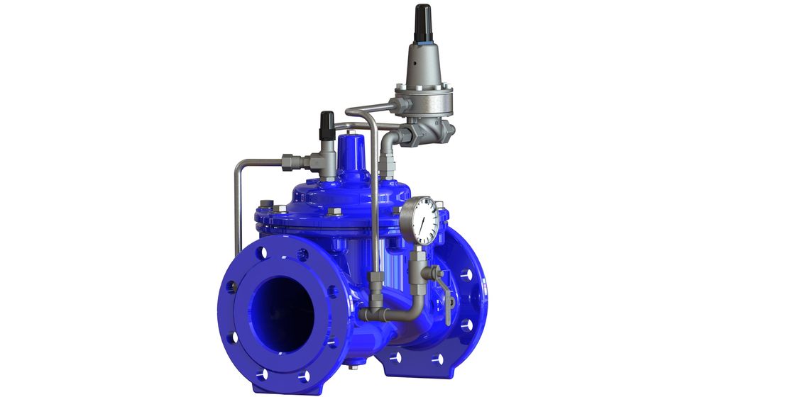 Valve de maintien de la pression 2-40 pouces de connexion à brides en fer ductile pour les applications industrielles d'eau