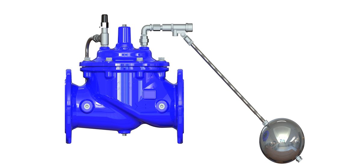 Ventileur pilote de régulation de débit en acier inoxydable pour les projets d'infrastructure municipale