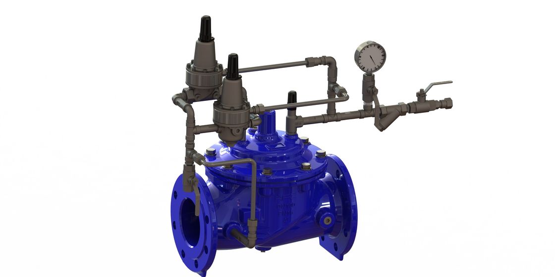 Type d'actionnement manuel de la soupape anti-surge standard EN1074-5 revêtue d'époxy pour revêtements industriels résistants à la corrosion