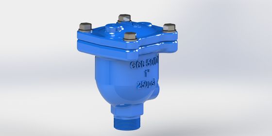 Valve de dégagement d'air combinée avec corps de fer ductile flottant en acier inoxydable et triple fonction pour les systèmes de pipelines
