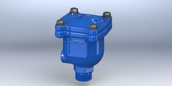 Ventilateur de ventilation flottant en acier inoxydable bleu, revêtement époxy