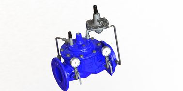SS304 Ventilateur de contrôle du débit d'eau en fer ductile pilote