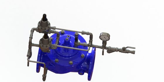 Valve d'anticipation des surtensions en fer ductile revêtue de caoutchouc EPDM avec fonction d'anticipation des surtensions pour les systèmes d'eau